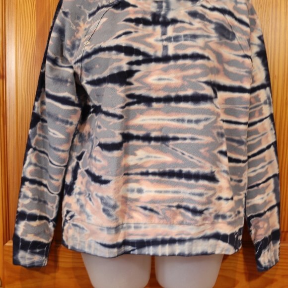 Young Fabulous & Broke Tie Dye Zip Sweater Medium - Picture 4 of 12